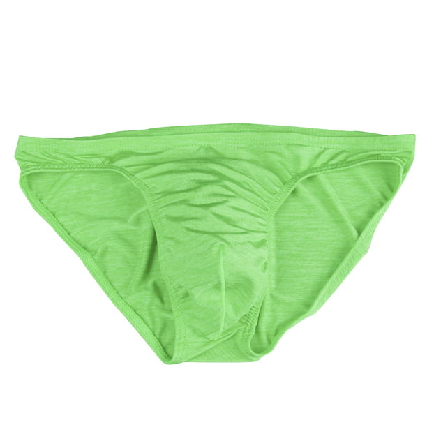 UK_ Men's Mid Rise Elastic Underwear U Convex Bulge Pouch Briefs Underpants Newl